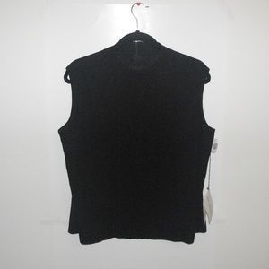 St. John by Marie Gray Sleeveless Black Top